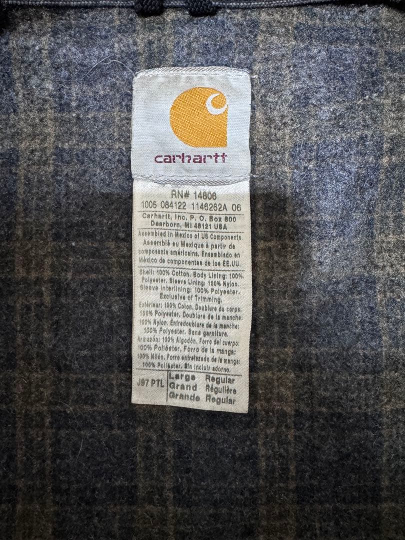 カーハートデトロイトジャケット J97-PTL
