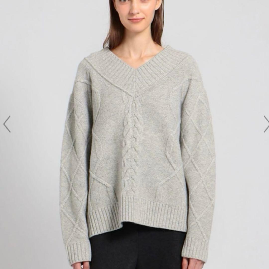 24AW 完売セオリーリュクス HARL MORBI カシミヤ ケーブル編み