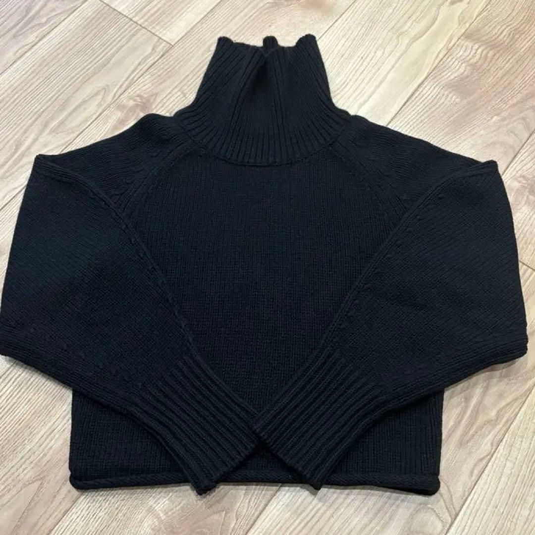 トップス imperf Contour Turtle Neck Knit black