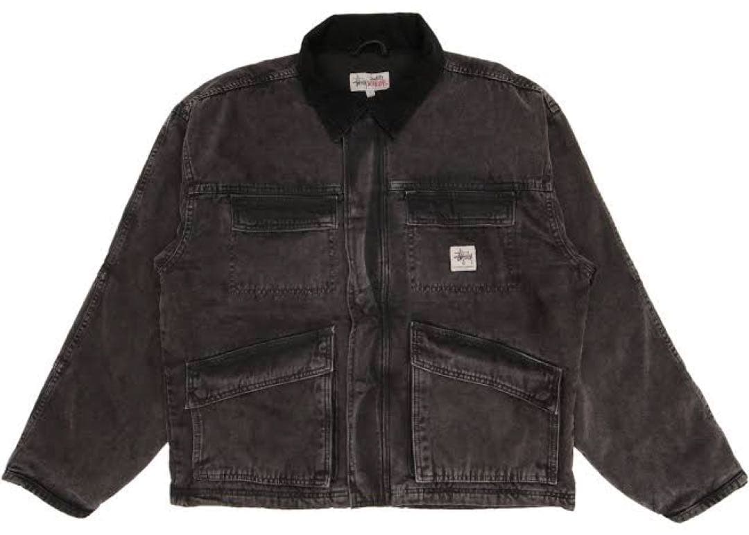 ジャケット・アウター STUSSY Washed Canvas Shop Jacket SS22