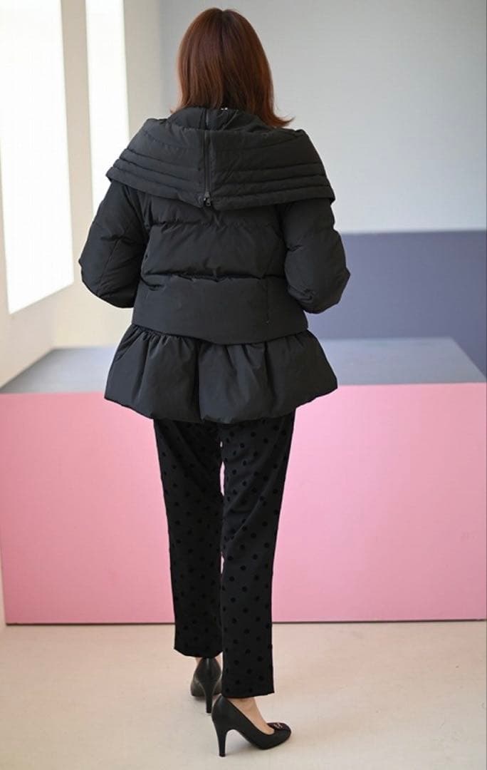 ら*ー様 【美品】TREFLE +1 トレフル 4wayダウンジャケット　黒 0