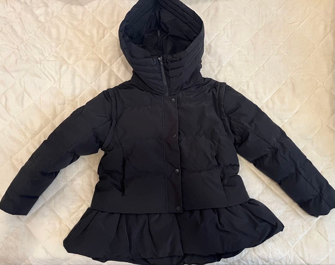 ら*ー様 【美品】TREFLE +1 トレフル 4wayダウンジャケット　黒 0