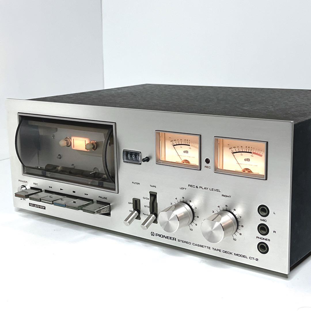 【良品・動作品】 Pioneer CT-2 カセットデッキ　パイオニア　再生OK