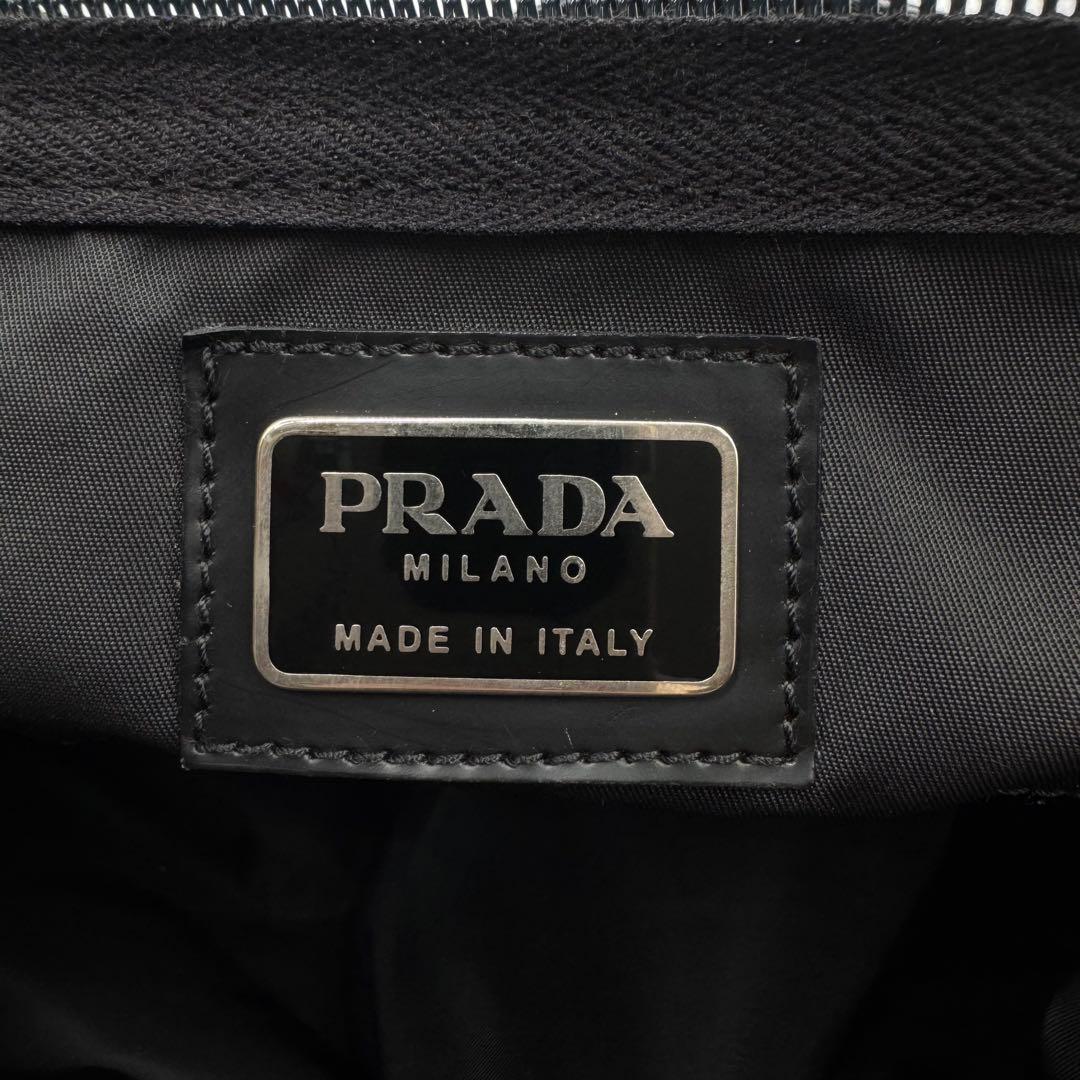 PRADA プラダ　ボストンバッグ　旅行用バッグ　2way　大容量　三角ロゴ