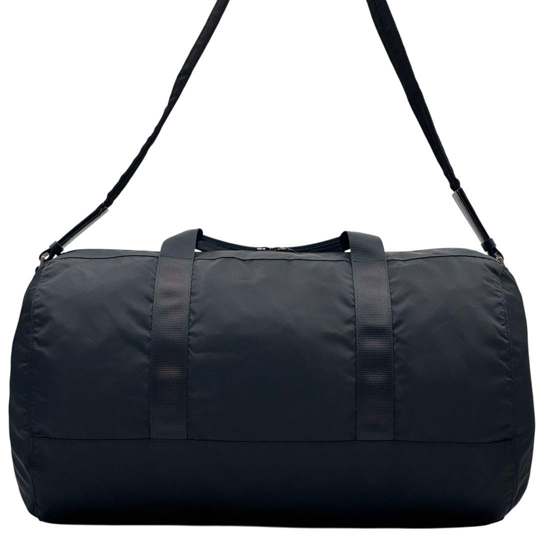 PRADA プラダ　ボストンバッグ　旅行用バッグ　2way　大容量　三角ロゴ