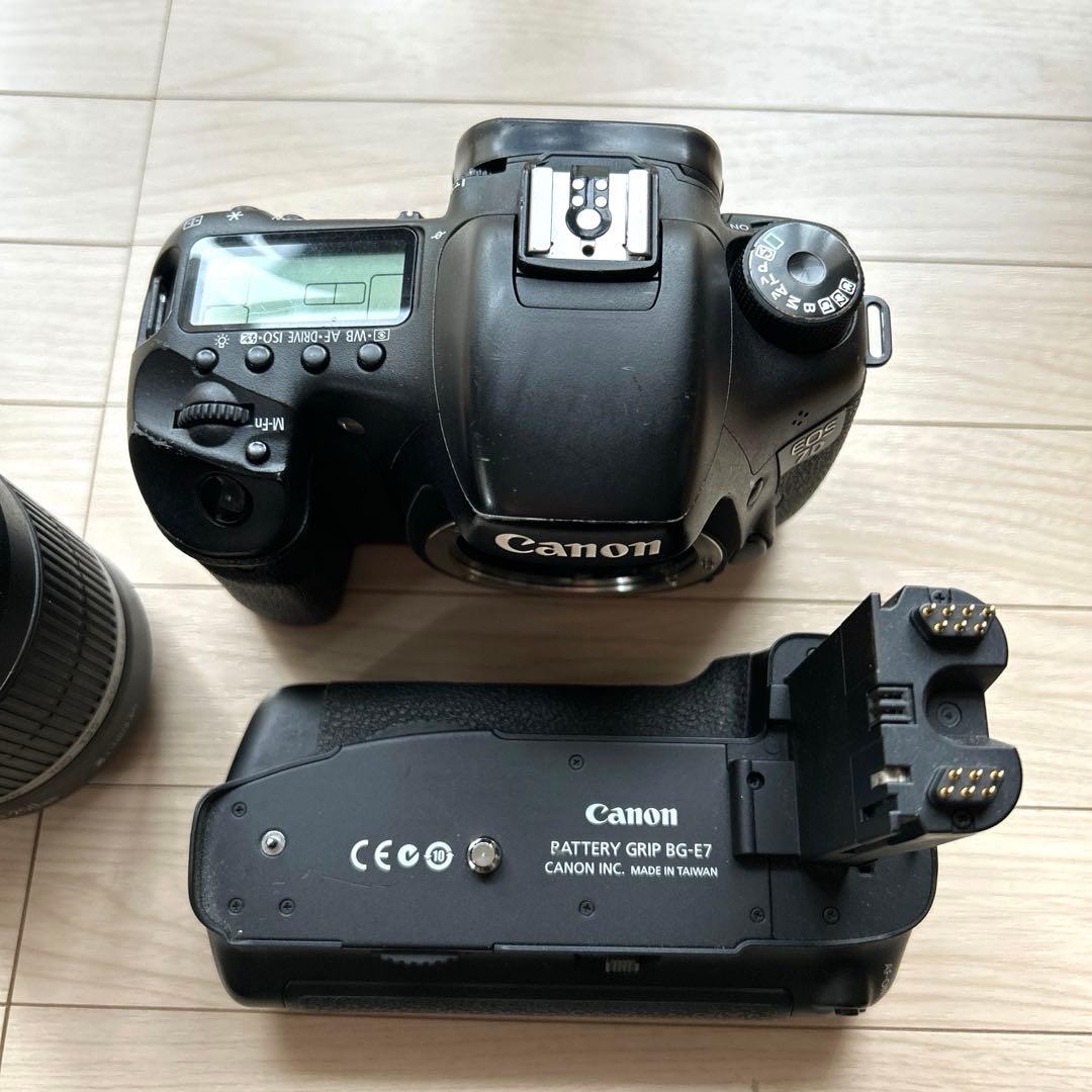 Canon EOS 7D レンズ バッテリーグリップ付き デジタル一眼レフカメラ