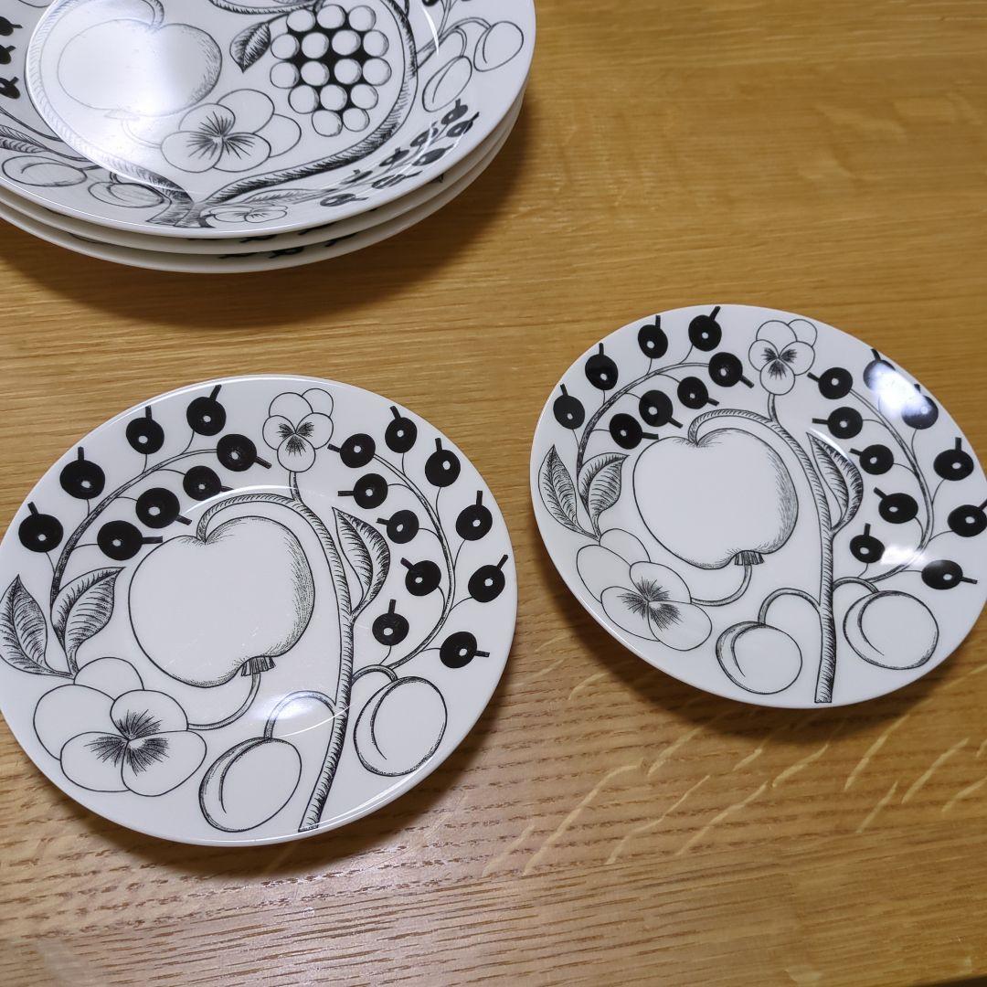 ちーたん様　ARABIA　１１点　ブラックパラティッシ　プレート　コーヒーカップ