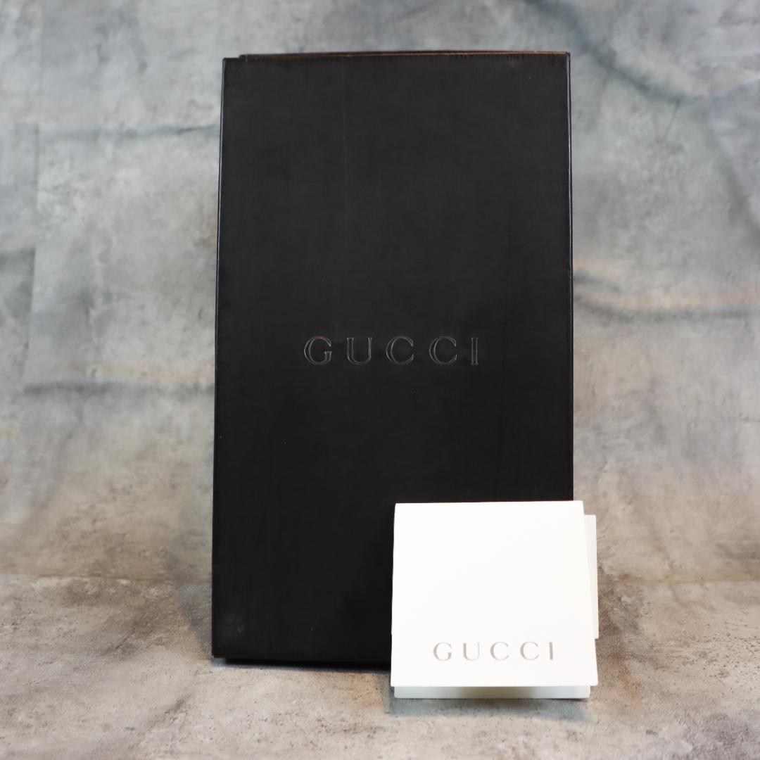 GUCCI グッチ GG柄 ミュール サンダル レザー レディース 箱付き