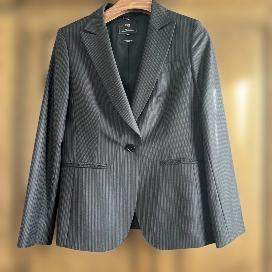 23区 ストライプ パンツスーツ 44サイズ