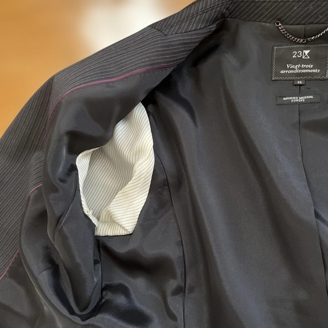 23区 ストライプ パンツスーツ 44サイズ