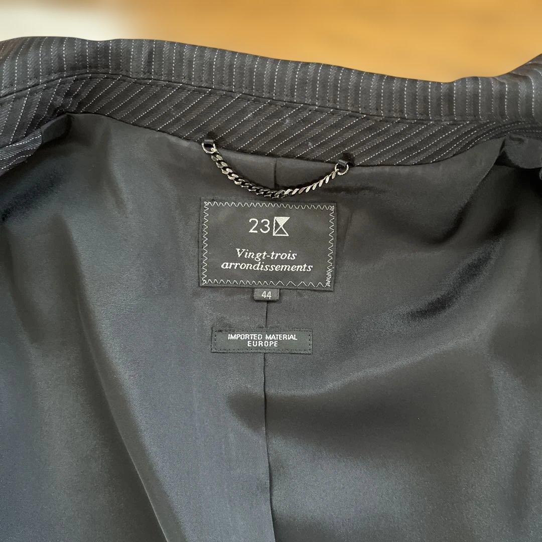 23区 ストライプ パンツスーツ 44サイズ