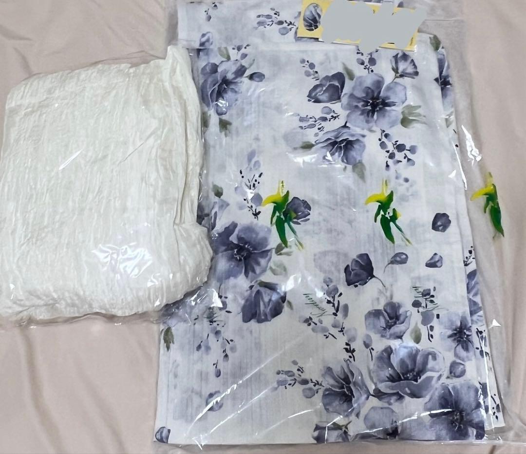 水彩の雪月花(涼) 浴衣 帯 セット Dita