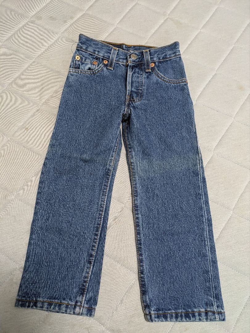 【Levi's　リーバイス】501　キッズデニム　米国製　5y　110　新品