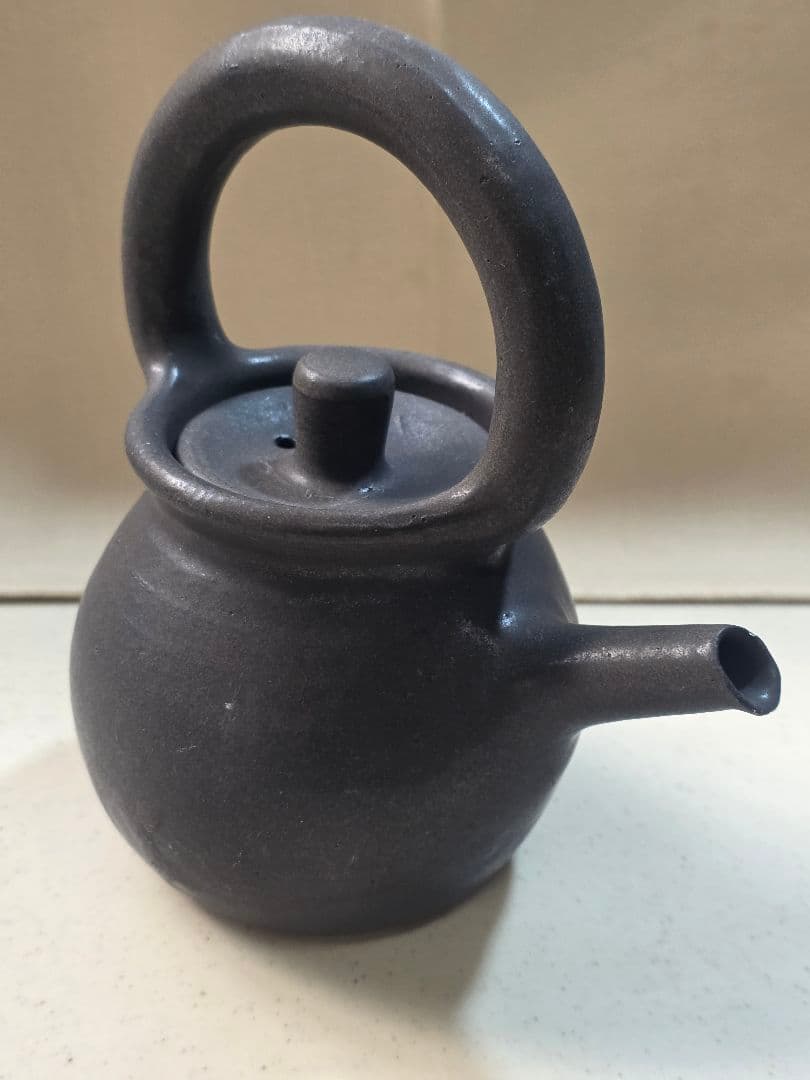 正島克哉　耐火　土瓶　黒 (小)　 ■美品■