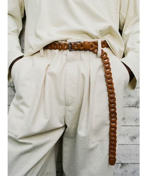 小物 Llife LEATHER CHAIN BELT SIENNA LIDNM