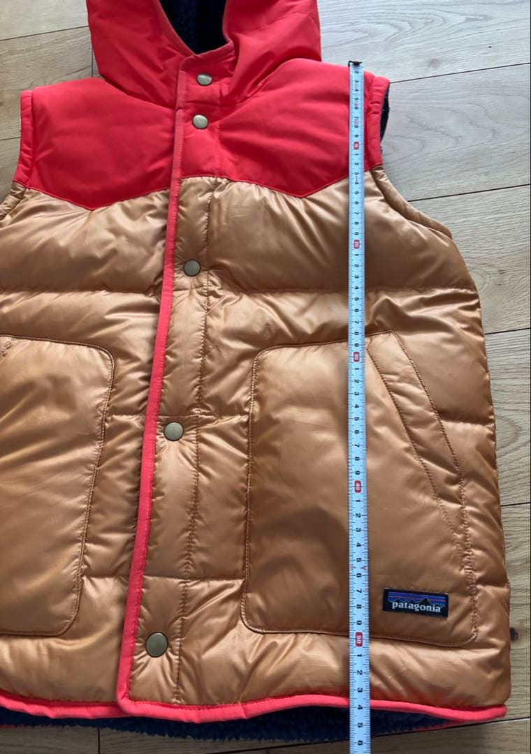 パタゴニア リバーシブルダウンベストL