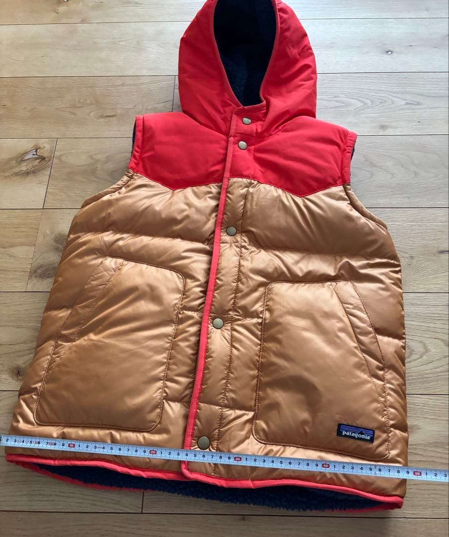 パタゴニア リバーシブルダウンベストL
