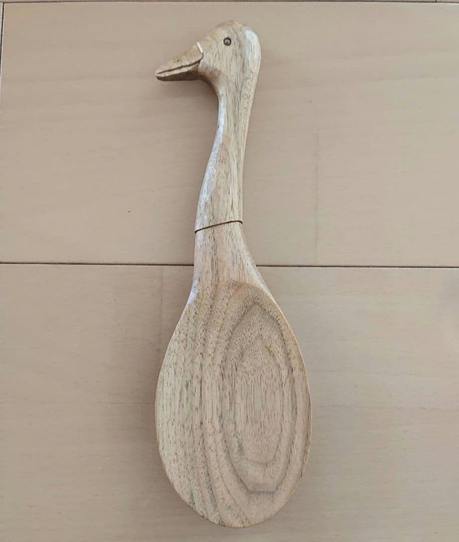 【kiyata】最終価格！！キヤタ　鳥のサーバースプーン　木のスプーン
