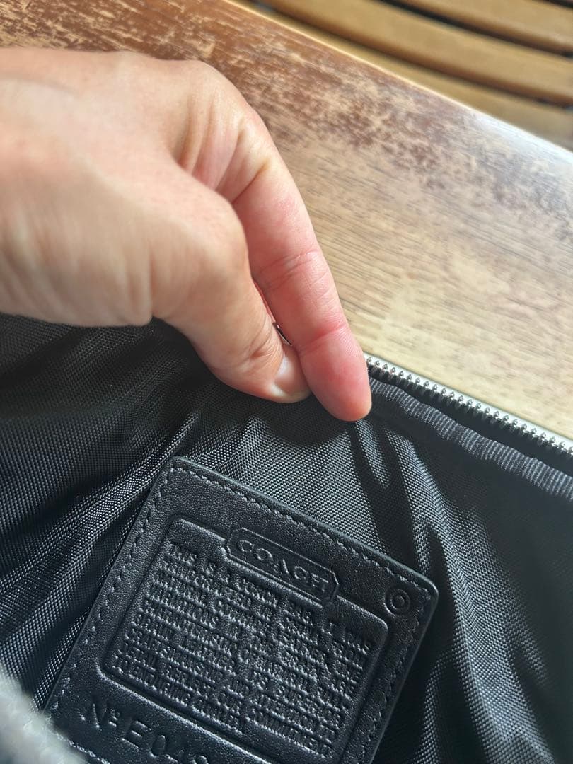 オールドコーチ　FS5446 レザー　ブラウン　ウエストバック　ウエストポーチ