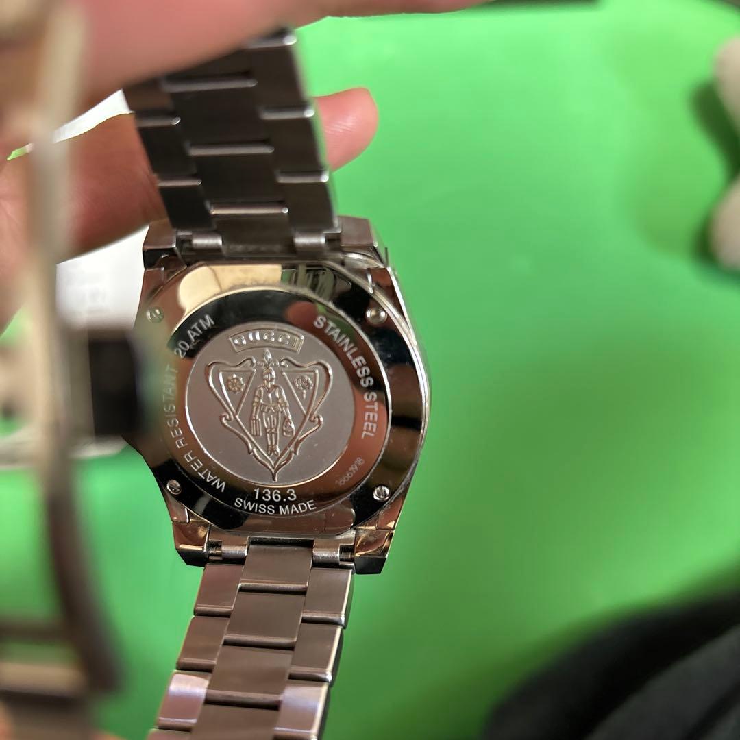 GUCCI DIVE 腕時計 ブラック　プリン