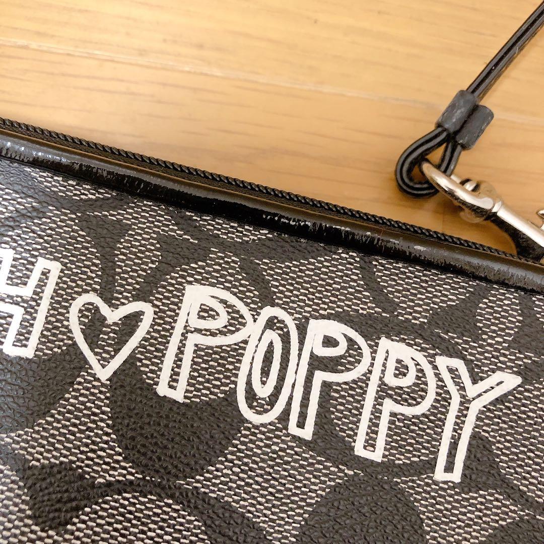 希少！COACH ポピー ポピーちゃん　ポーチ　pepper