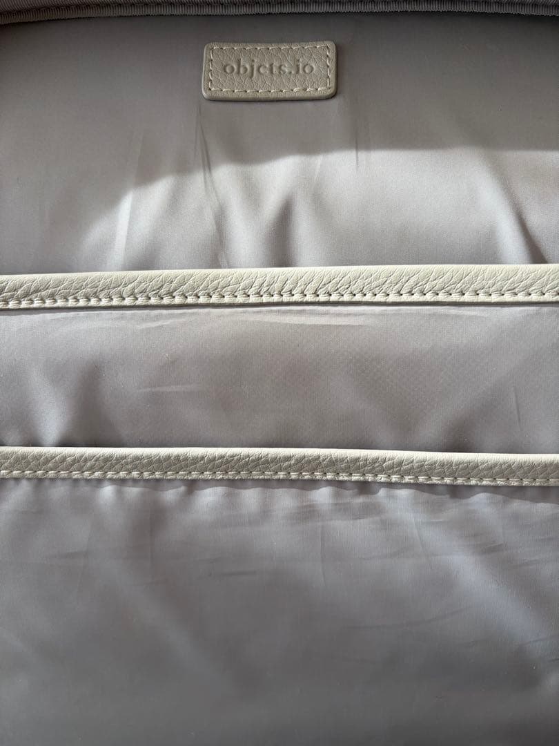 objects.io ソフトバックパックスモール　ホワイトベージュ　土屋鞄