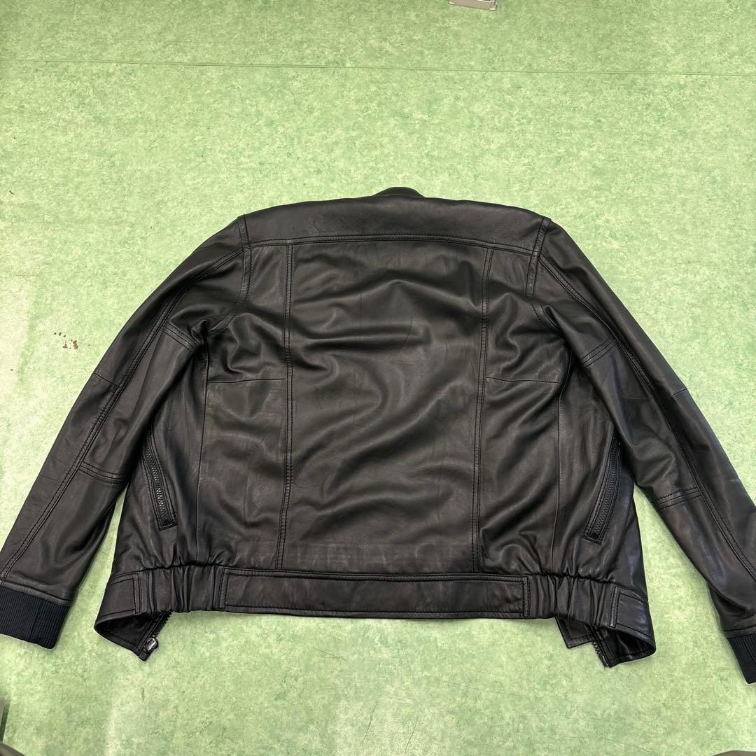希少ディーゼル　レザーブルゾン　M 牛革100%