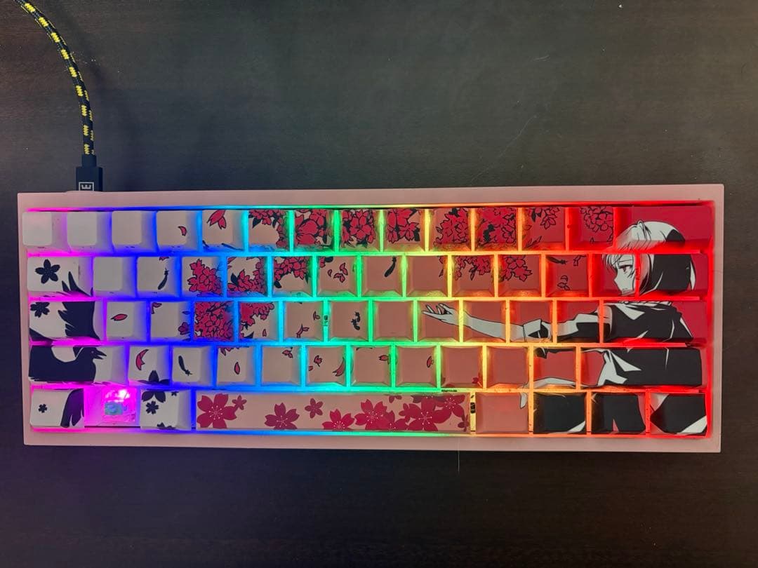 キーボード Wooting 60HE + TOFURedux60Pink