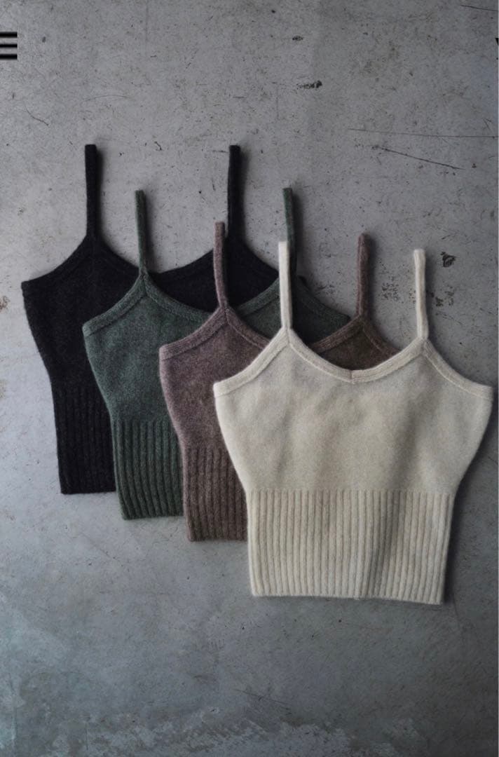新品未使用　mother dept YAK KNIT キャミソール