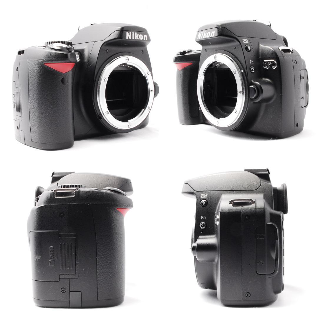 一眼レフデビューに✨Nikon D60 ダブルレンズセット スマホ転送 バッグ付