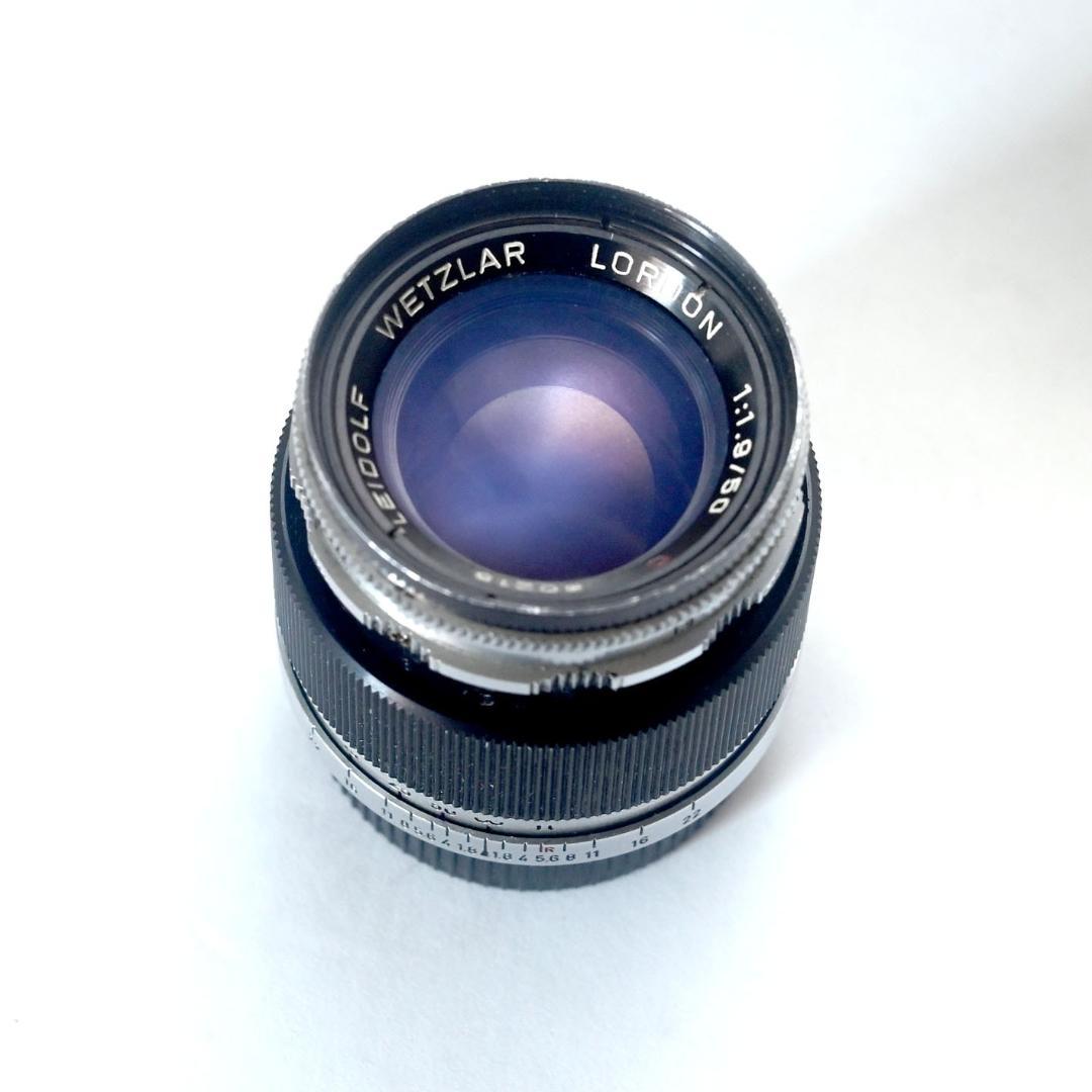 距離計式ライカL39改造ライドルフ・ウェツラー製ロードン50mmF1.9