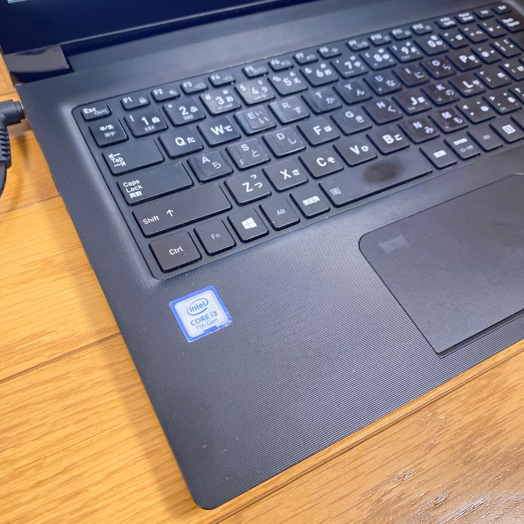 【訳アリ】オフィス2021 7世代i3 メモリ8 爆速SSD 東芝ノートパソコン