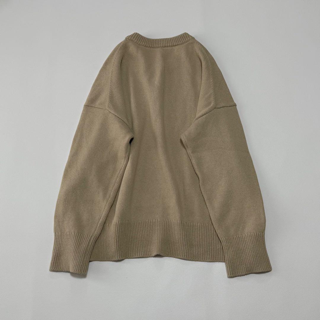 エブリデイアイライク　クルーネックニット　ミドルゲージ　ドゥーズィエムクラス