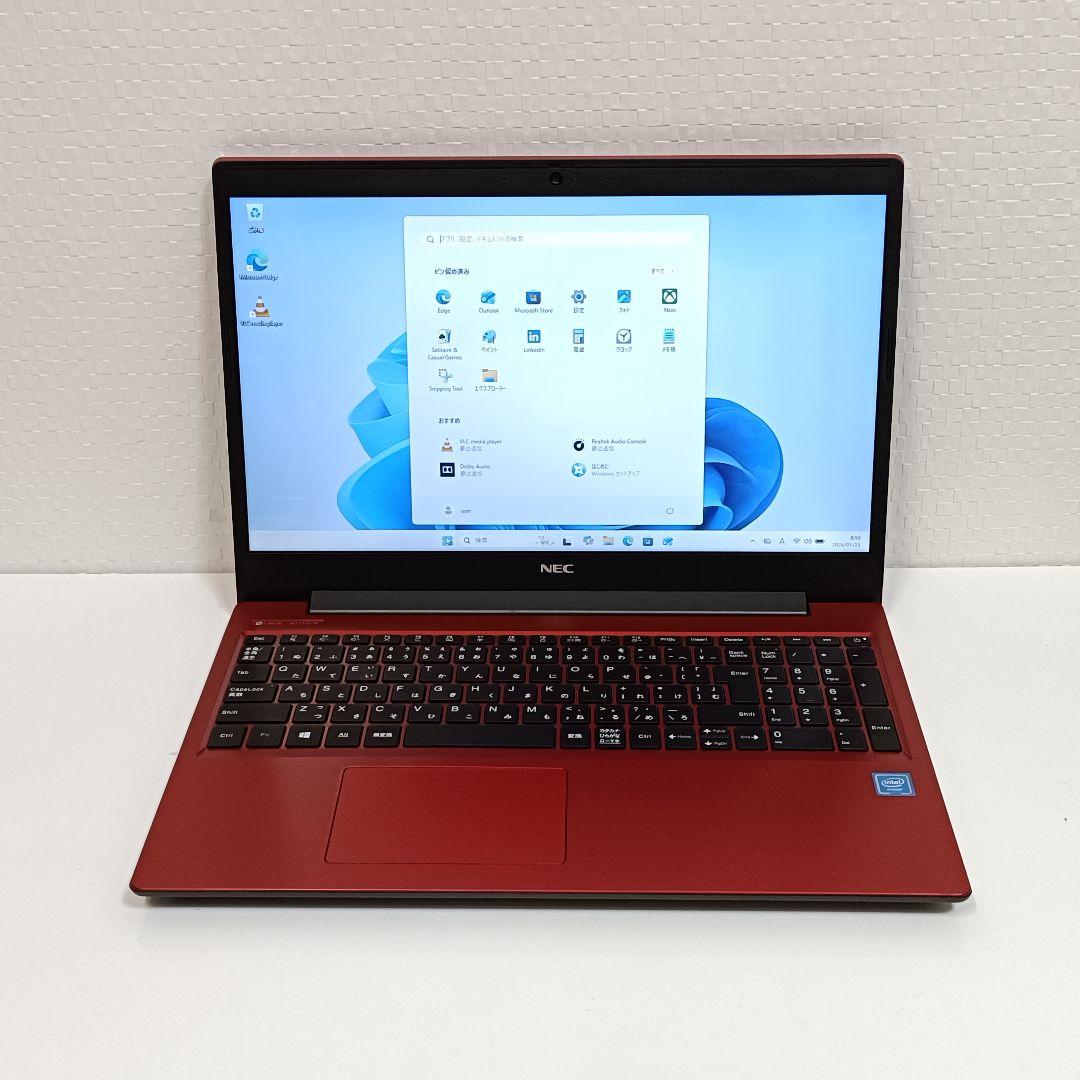 2020年 NEC Windows11 15.6型 ノートパソコン SSD K5