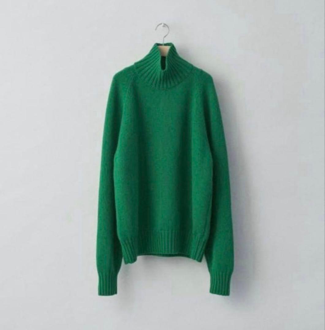 stein EX FINE LAMBS LOOSE HIGH NECK ニット