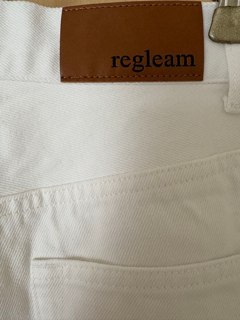 【新品タグ付】regleamリグリームカーブワイドデニムS
