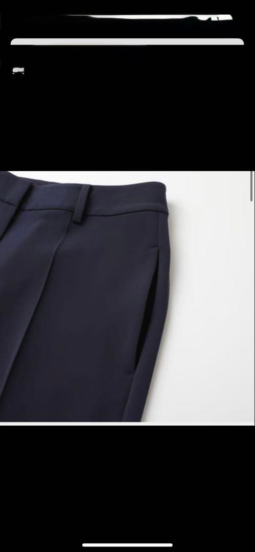 プラステ　PLST トリアセブレンド　パンツスーツ　Mサイズ　ネイビー