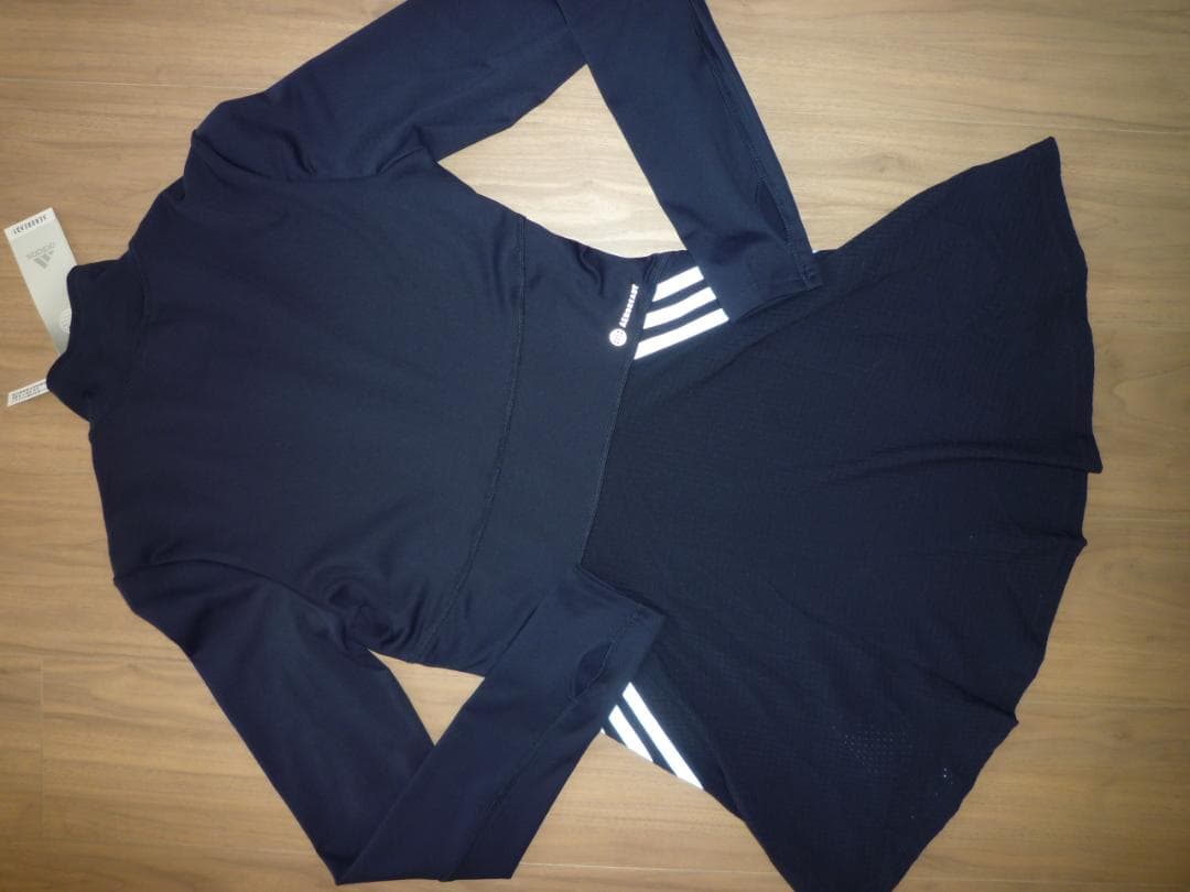 【新品L】adidas アディダス長袖シャツチェニック&レギンス　セットアップ