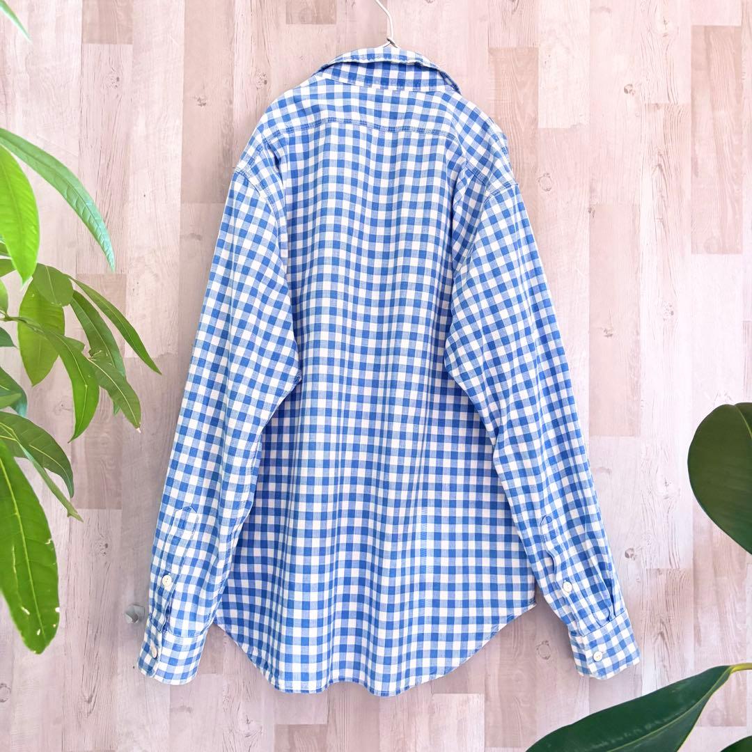 ポロカントリー 復刻 長袖チェックシャツ RRL