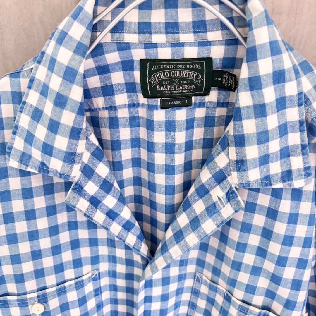 ポロカントリー 復刻 長袖チェックシャツ RRL