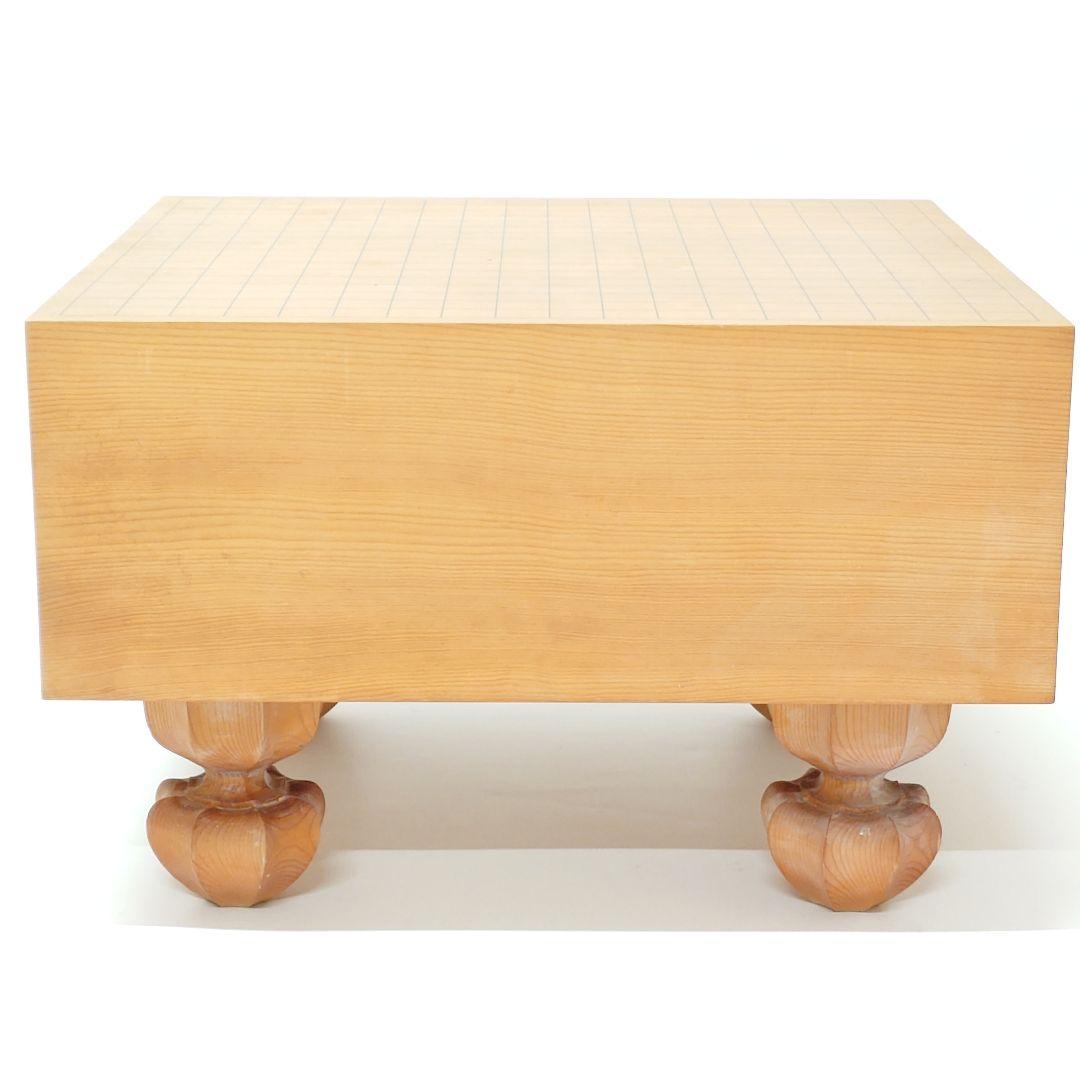 囲碁盤 蛤碁石 32号 那智黒碁石 へそ付 脚付き碁盤 ハマグリ 本榧? 新榧?