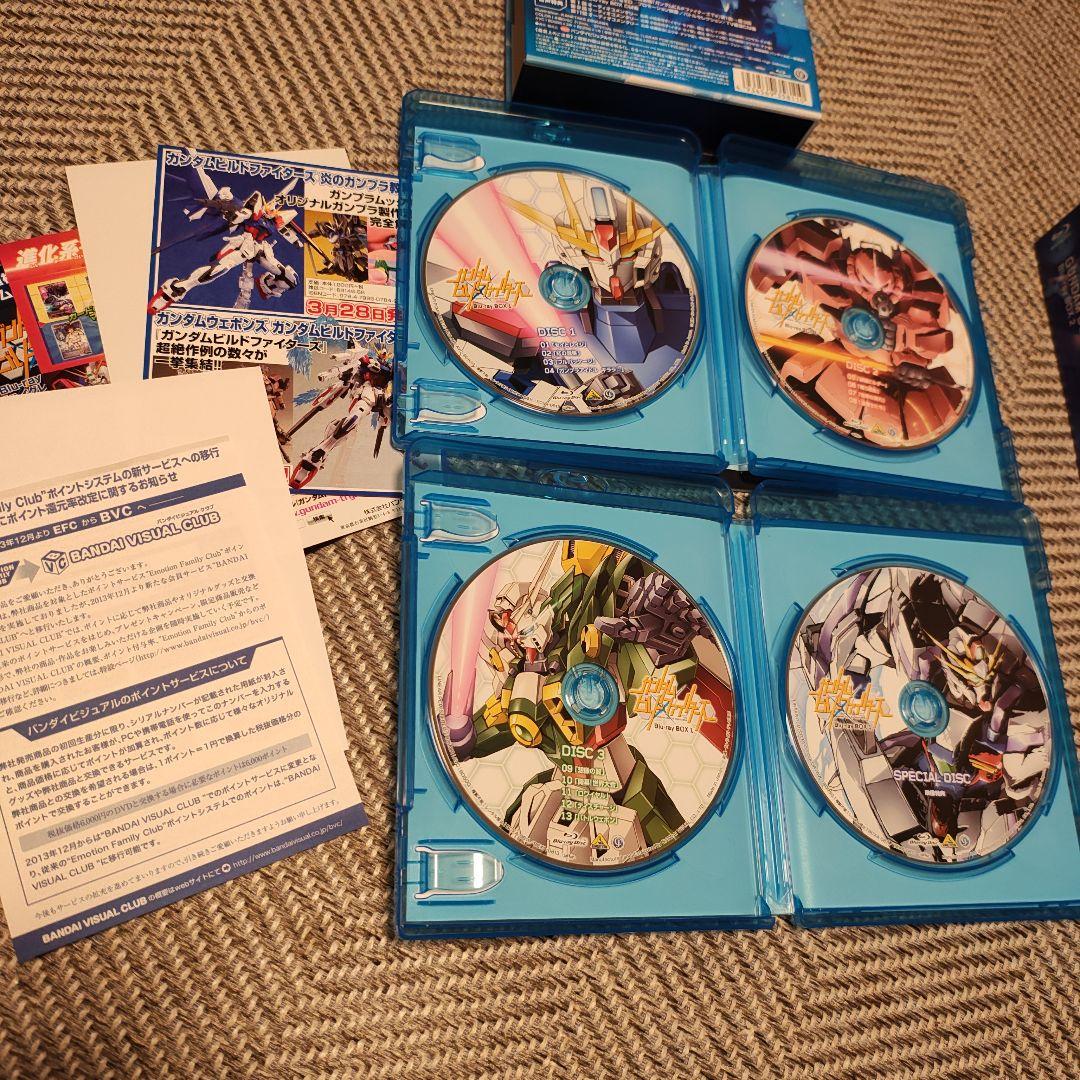 【美品】ガンダムビルドファイターズ Blu-ray BOX1+2 スタンダード版
