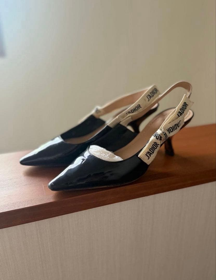 Dior J'ADIOR スリングバックパンプス ブラック 37