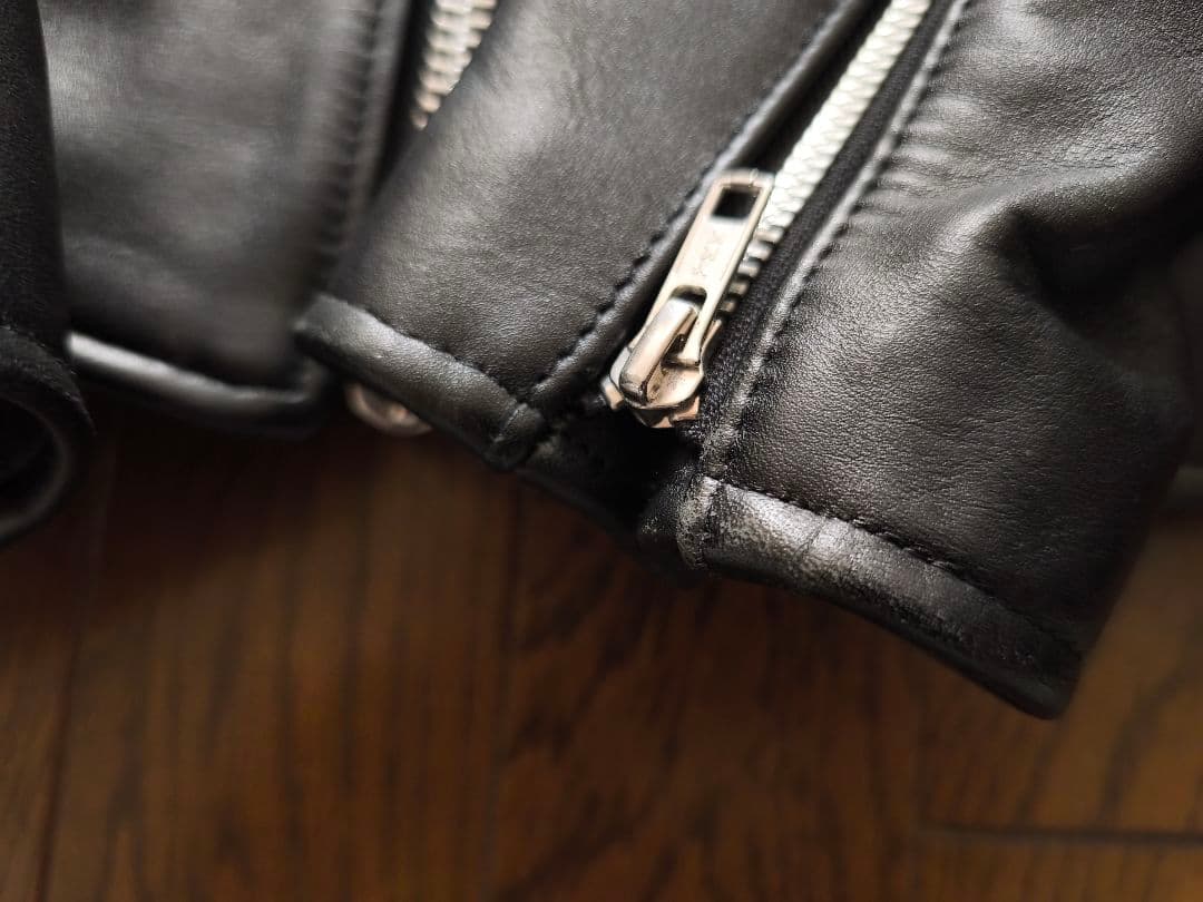 JAMES GROSE クラブマン　カウレザーライダース　サイズ36