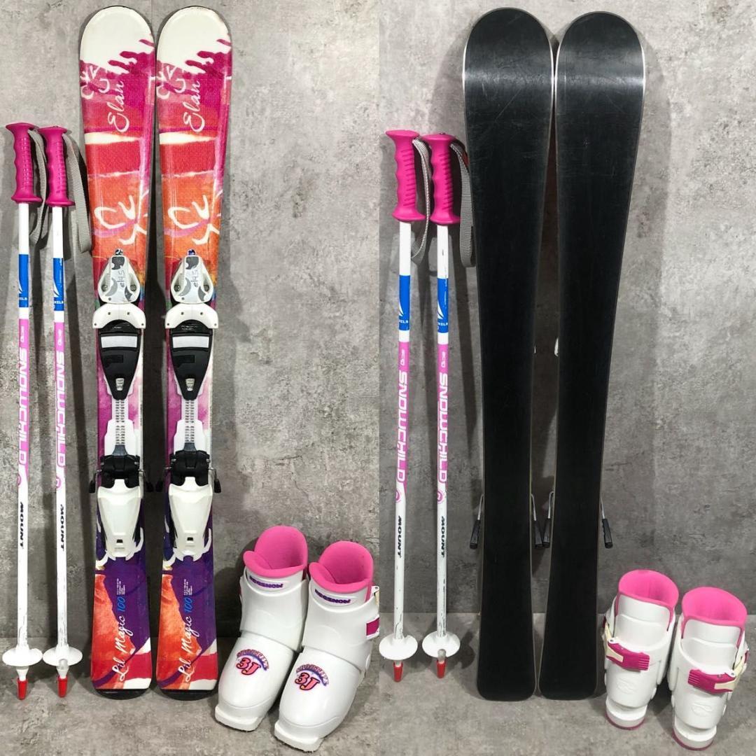 人気 ELAN Lil Majic 100 ジュニア キッズ スキー 即乗り