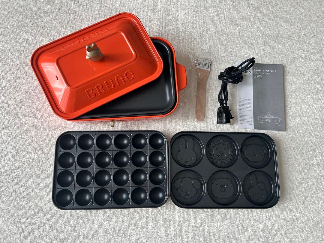 BRUNO ミッフィー　ホットプレート　たこ焼き