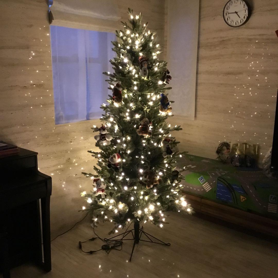 コストコ　クリスマスツリー　1.9m　電球付き