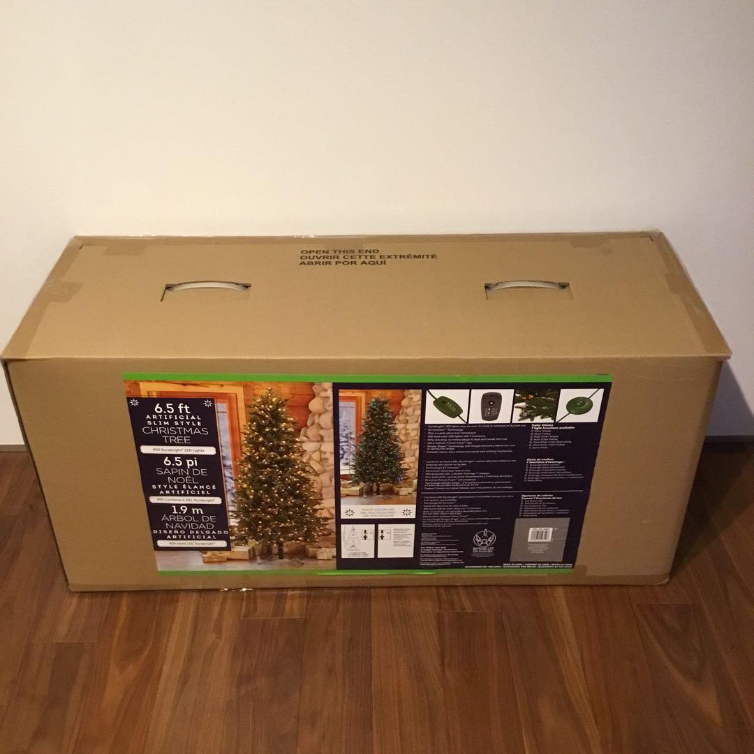 コストコ　クリスマスツリー　1.9m　電球付き