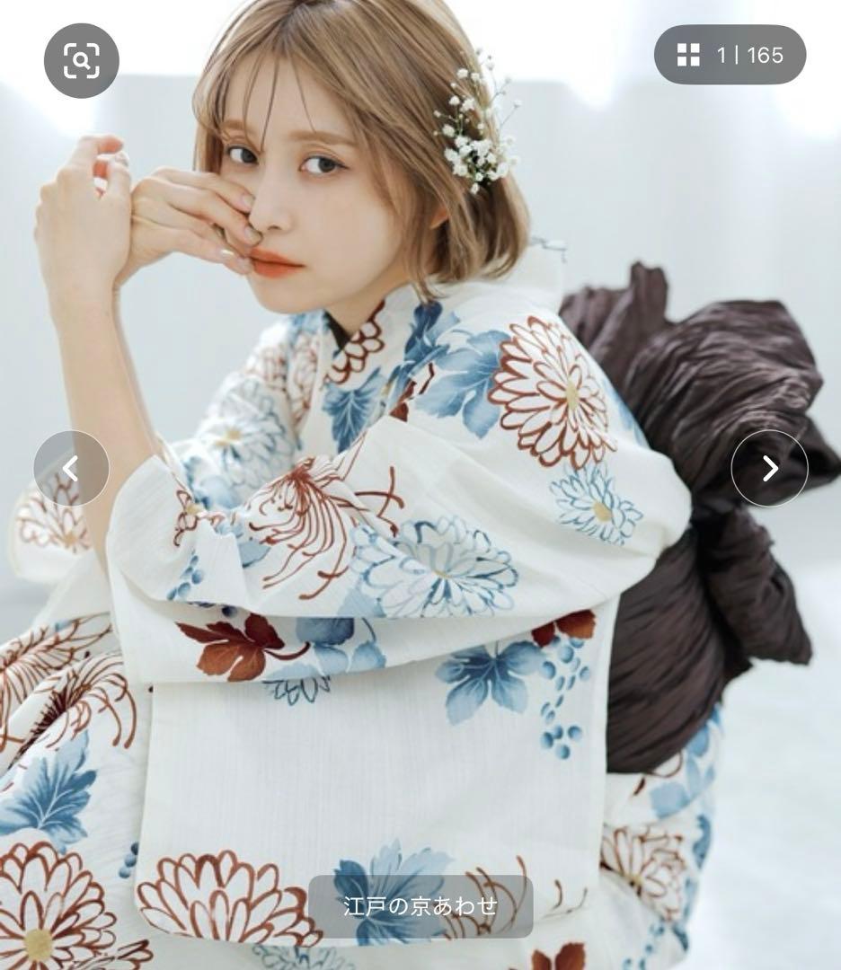 1人で着られる浴衣5点セット 和歌山染工日本染め