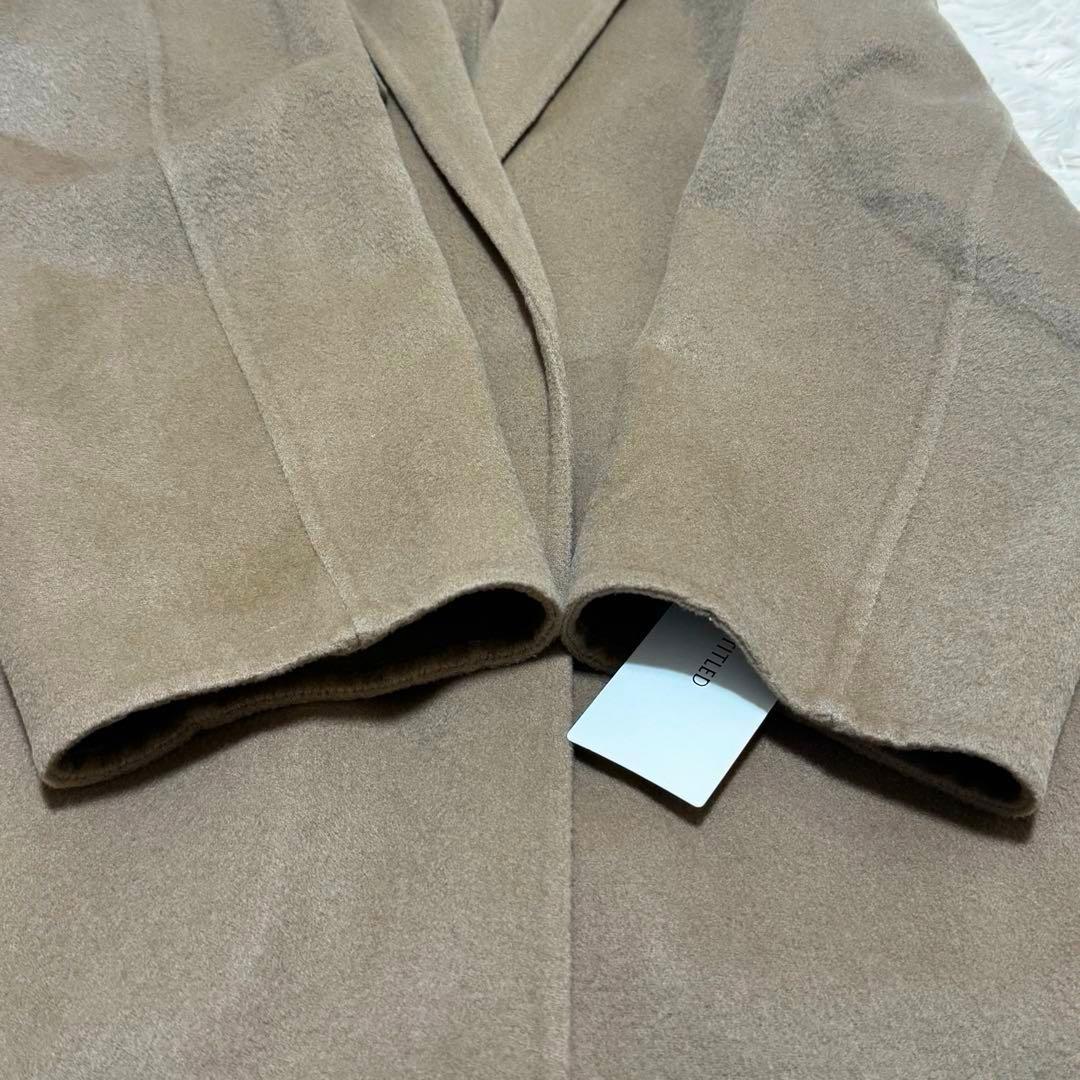 【新品タグ付✨】UNTITLED リバー素材 オーバーチェスターコート L